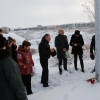 Возложение цветов к памятному знаку польским гражданам, погибшим в Воркутлаге
